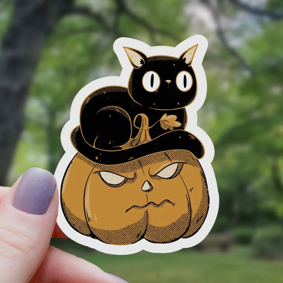 Cat on Jack Vinyl Sticker