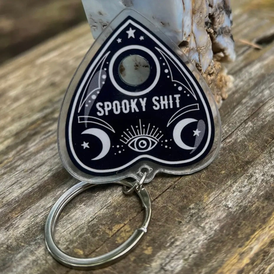 Spooky Shit Planchette Keychain