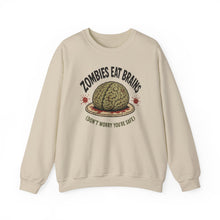 Load image into Gallery viewer, Zombies Eat Brains Sweatshirt

