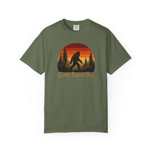 Load image into Gallery viewer, Gone Squatchin' T-Shirt — Retro Bigfoot Hunting Tee
