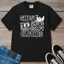 Load image into Gallery viewer, Ghost Shows &amp; Comfy Clothes T-Shirt
