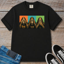 Load image into Gallery viewer, Bigfoot See No Evil T-Shirt

