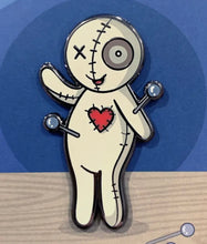 Load image into Gallery viewer, Voodoo Doll Enamel Pin
