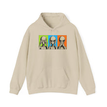 Load image into Gallery viewer, Alien Hear See Speak No Evil Hoodie
