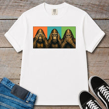 Load image into Gallery viewer, Bigfoot See No Evil T-Shirt
