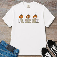 Load image into Gallery viewer, Live Scare Cackle Pumpkin T-Shirt
