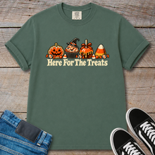 Load image into Gallery viewer, Here For The Treats T-Shirt
