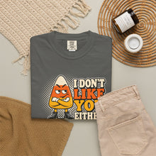 Load image into Gallery viewer, I Don’t Like You Either Candy Corn T-Shirt
