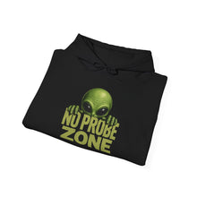 Load image into Gallery viewer, No Probe Zone Alien Hoodie
