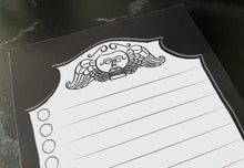 Load image into Gallery viewer, Memento Mori Checklist Notepad
