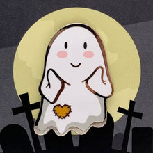 Load image into Gallery viewer, Hey Boo Enamel Pin
