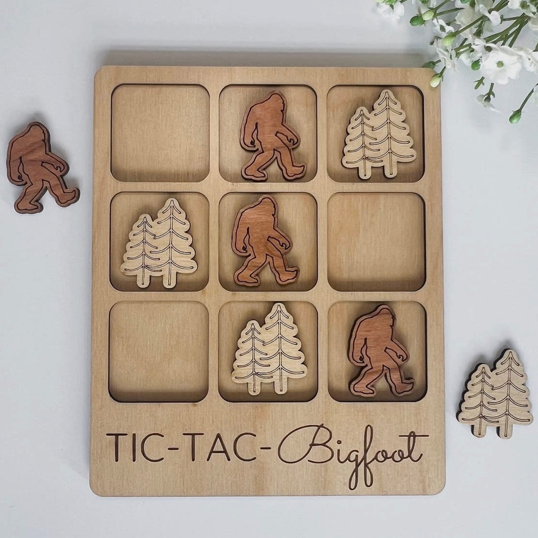 Bigfoot Tic-Tac-Toe Game
