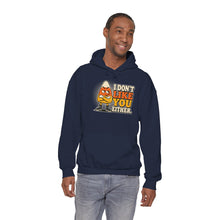 Load image into Gallery viewer, I Don't Like You Either Candy Corn Hoodie
