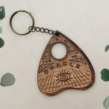 Load image into Gallery viewer, Walnut Oracle Panchette Keychain
