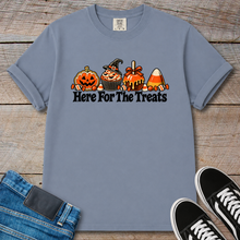 Load image into Gallery viewer, Here For The Treats T-Shirt
