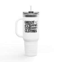 Load image into Gallery viewer, Ghost Shows &amp; Comfy Clothes Insulated 40 oz. Travel Mug
