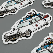 Load image into Gallery viewer, Ghostbusters Ecto1 Vinyl Sticker
