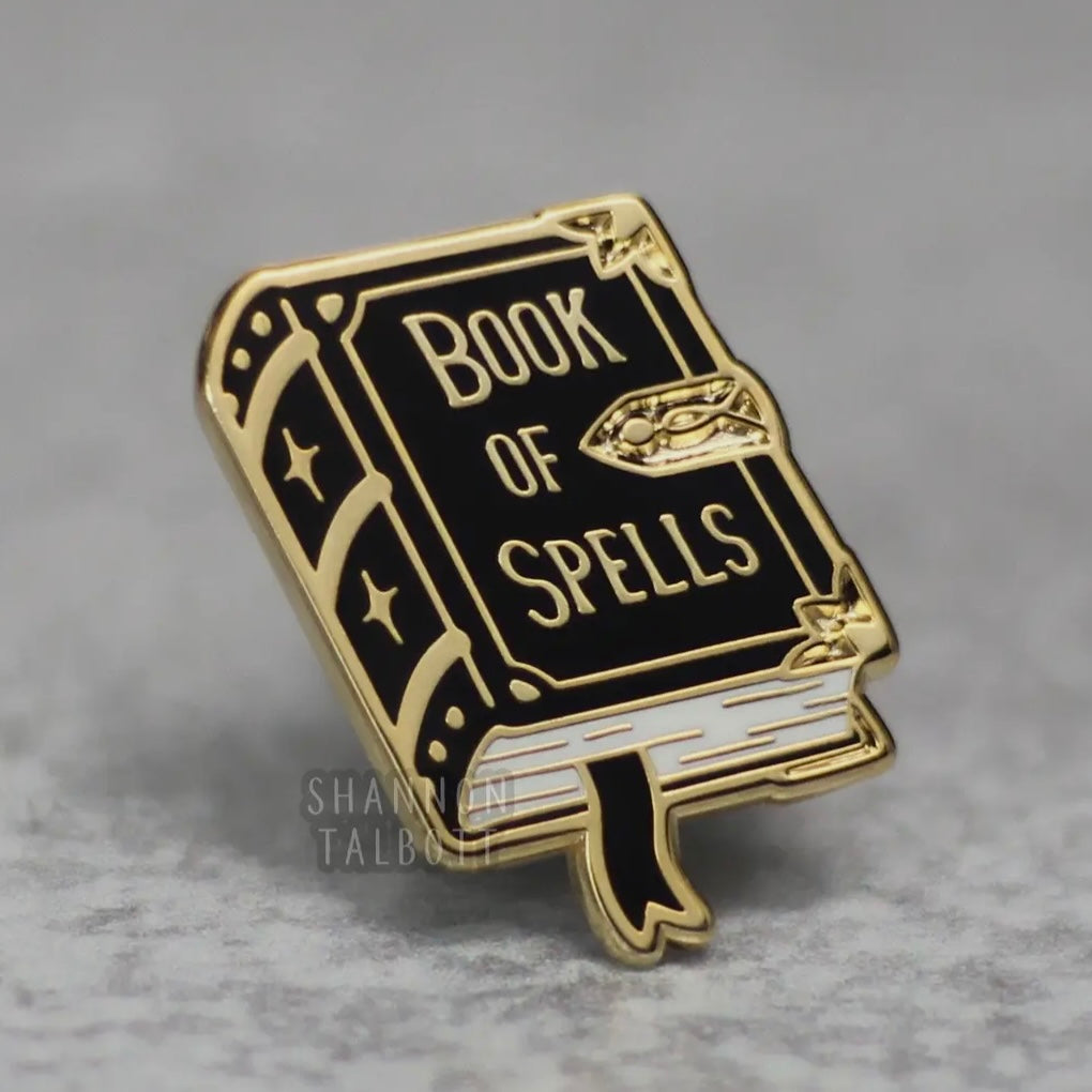 Book of Spells Enamel Pin