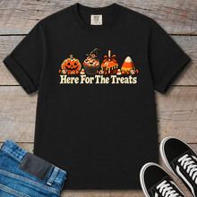 Load image into Gallery viewer, Here For The Treats T-Shirt
