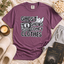 Load image into Gallery viewer, Ghost Shows &amp; Comfy Clothes T‑Shirt
