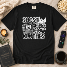 Load image into Gallery viewer, Ghost Shows &amp; Comfy Clothes T‑Shirt
