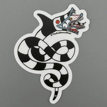 Load image into Gallery viewer, Vinyl Sandworm Beetlejuice Sticker
