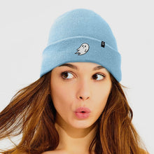 Load image into Gallery viewer, Sky Blue Ghost Beanie
