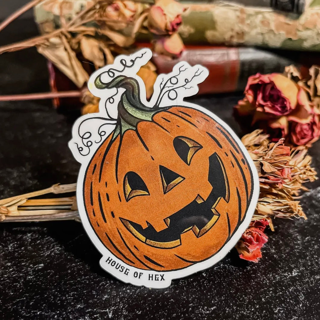 Happy Jack-o-lantern Sticker