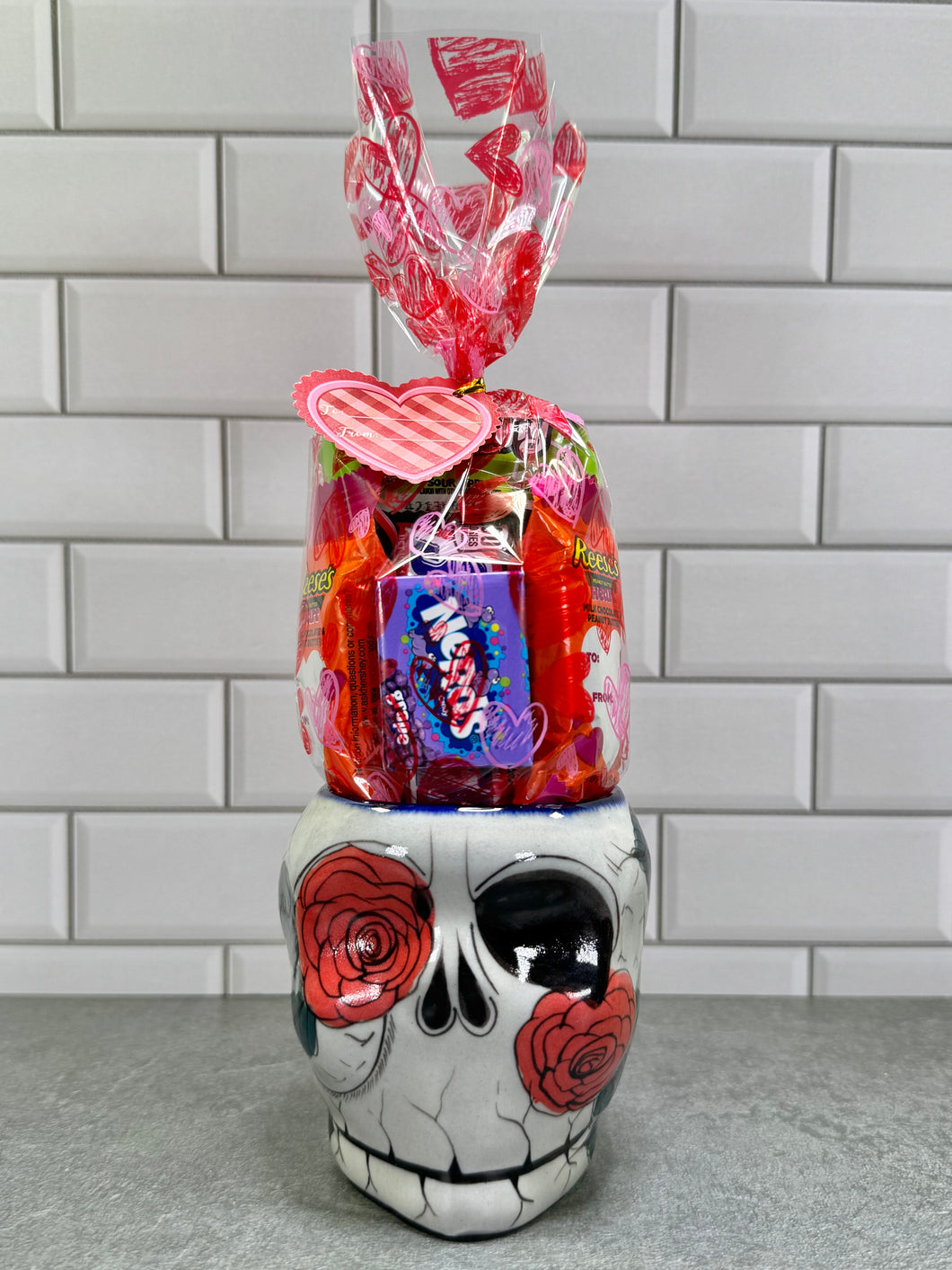 Rose Sugar Skull Valloween Gram