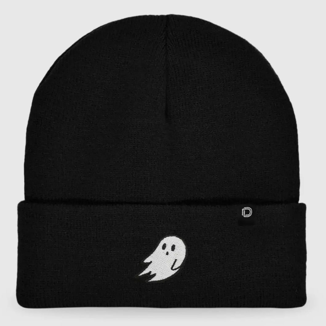 Embroidered Ghost Beanie