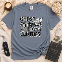 Load image into Gallery viewer, Ghost Shows &amp; Comfy Clothes T‑Shirt

