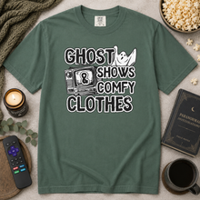 Load image into Gallery viewer, Ghost Shows &amp; Comfy Clothes T‑Shirt
