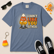 Load image into Gallery viewer, I Don’t Like You Either Candy Corn T-Shirt
