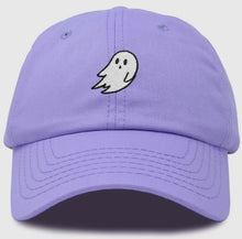 Load image into Gallery viewer, Lavender Embroidered Ghost Hat
