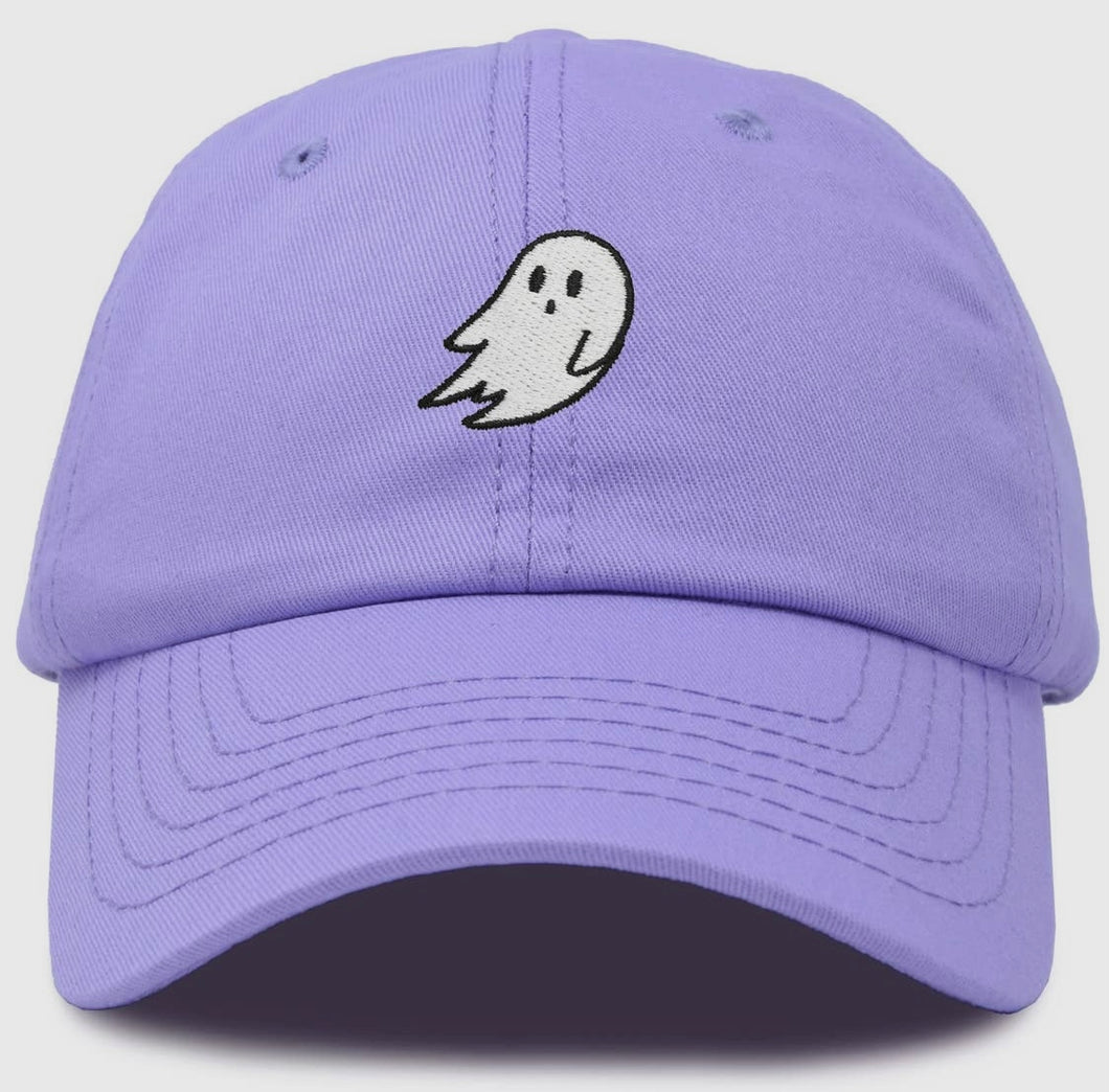 Lavender Embroidered Ghost Hat