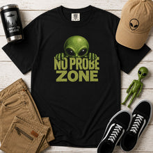 Load image into Gallery viewer, Alien No Probe Zone T-Shirt
