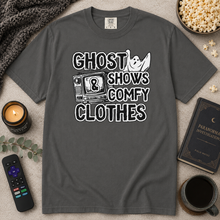 Load image into Gallery viewer, Ghost Shows &amp; Comfy Clothes T‑Shirt
