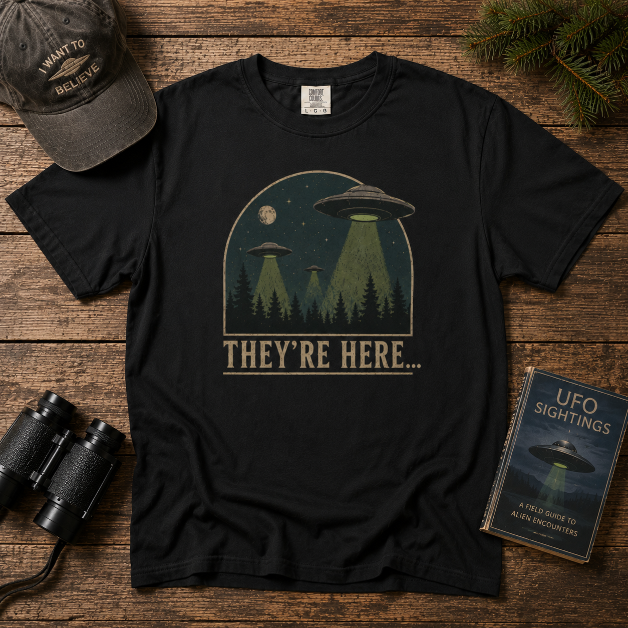 They're Here UFO Invasion T-Shirt – Wickedly Williams