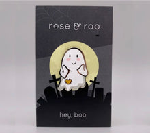 Load image into Gallery viewer, Hey Boo Enamel Pin
