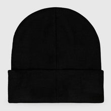 Load image into Gallery viewer, Black Embroidered Ghost Beanie
