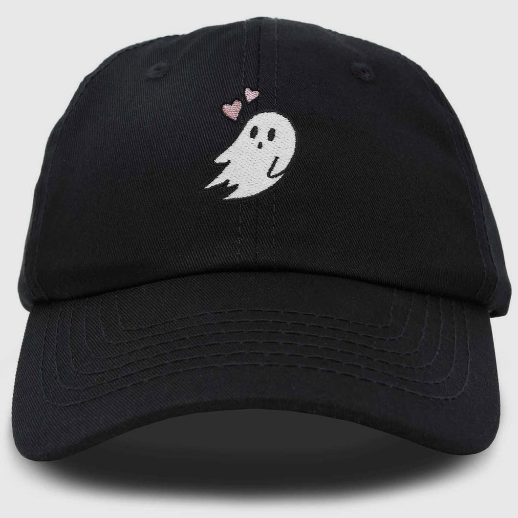 Embroidered Heartly Ghost Hat