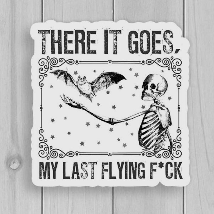 There It Goes Vinyl Sticker