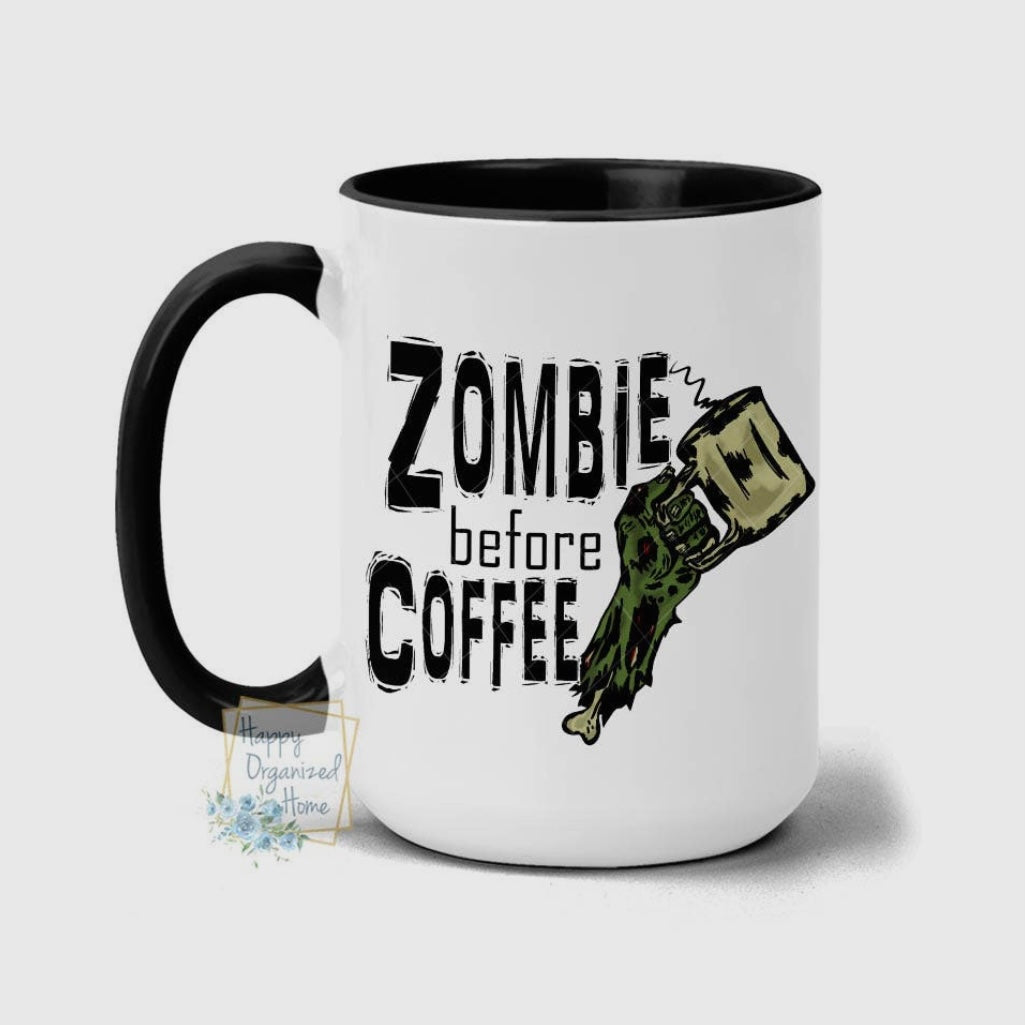 Zombie Before Coffee Mug