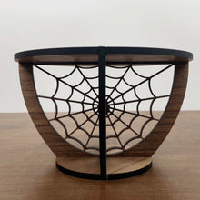 Load image into Gallery viewer, Walnut Indoor Spiderweb Plant Stand
