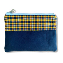 Load image into Gallery viewer, Handmade Plaid Zipper Pouches
