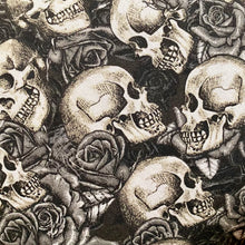 Load image into Gallery viewer, Skulls &amp; Roses Pillow Sham
