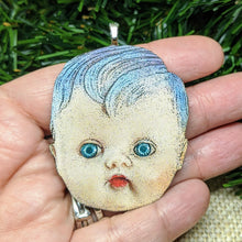 Load image into Gallery viewer, Creepy Doll Head Ornament
