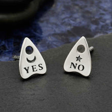 Load image into Gallery viewer, Sterling Silver Planchette Post Earrings
