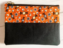 Load image into Gallery viewer, Handmade Halloween Candy Zipper Pouch
