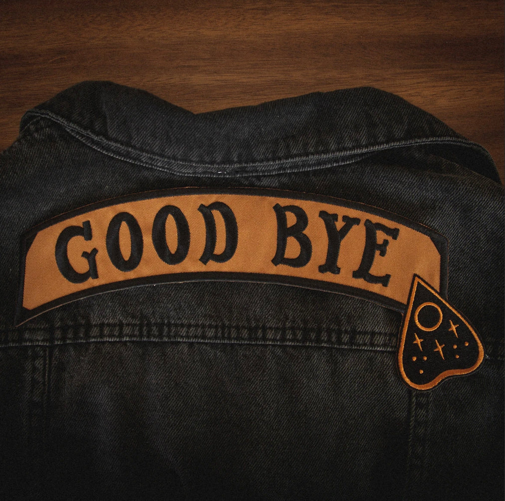 “Good Bye” Ouija Board Back Patch